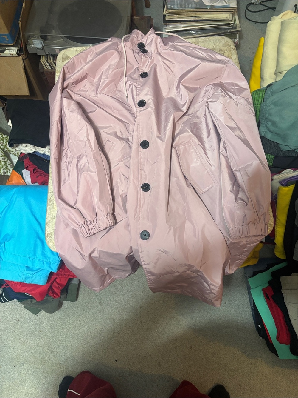 Unisex trench windbreaker